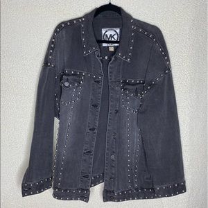 {Michael Kors} studded denim jacket